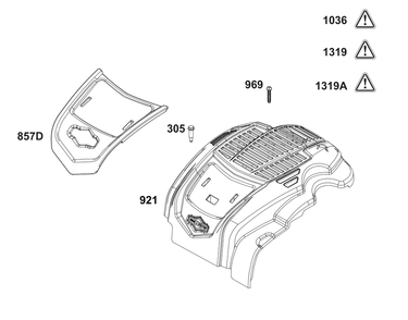 Blower Housing Group Diagram and Parts List for 093J02-0101-H5 020000 - 09Z999 Briggs and Stratton Engine